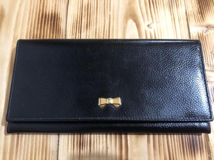 NINA RICCI authentic vintage long leather wallet, Luxury, Bags ...