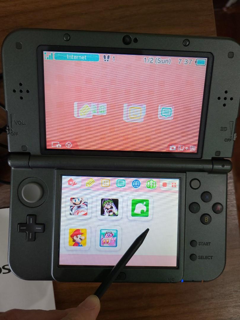 Nintendo new 3DS XL Metallic Black, Video Gaming, Video Game Consoles