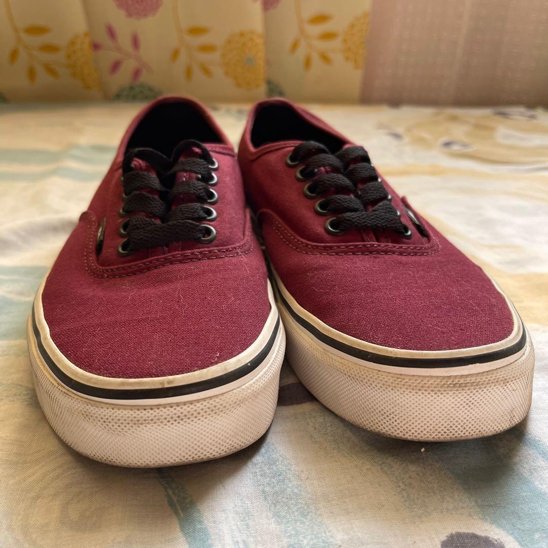 Original Vans Shoes Maroon