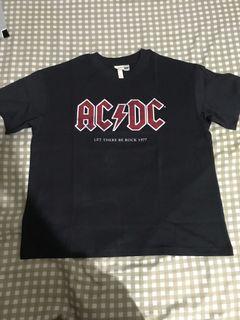 Oversized printed T - shirt  ACDC H&M
