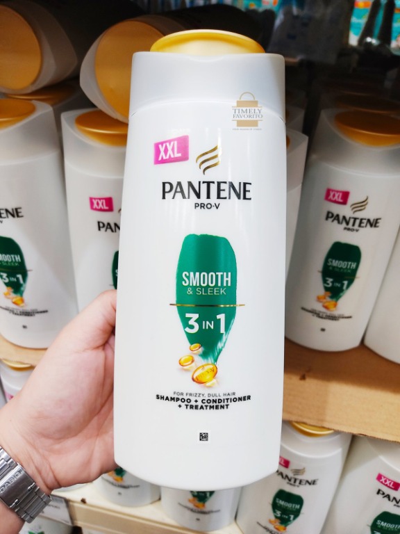 Pantene ProV 3in1 Smooth & Sleek Shampoo 700mL, Beauty & Personal