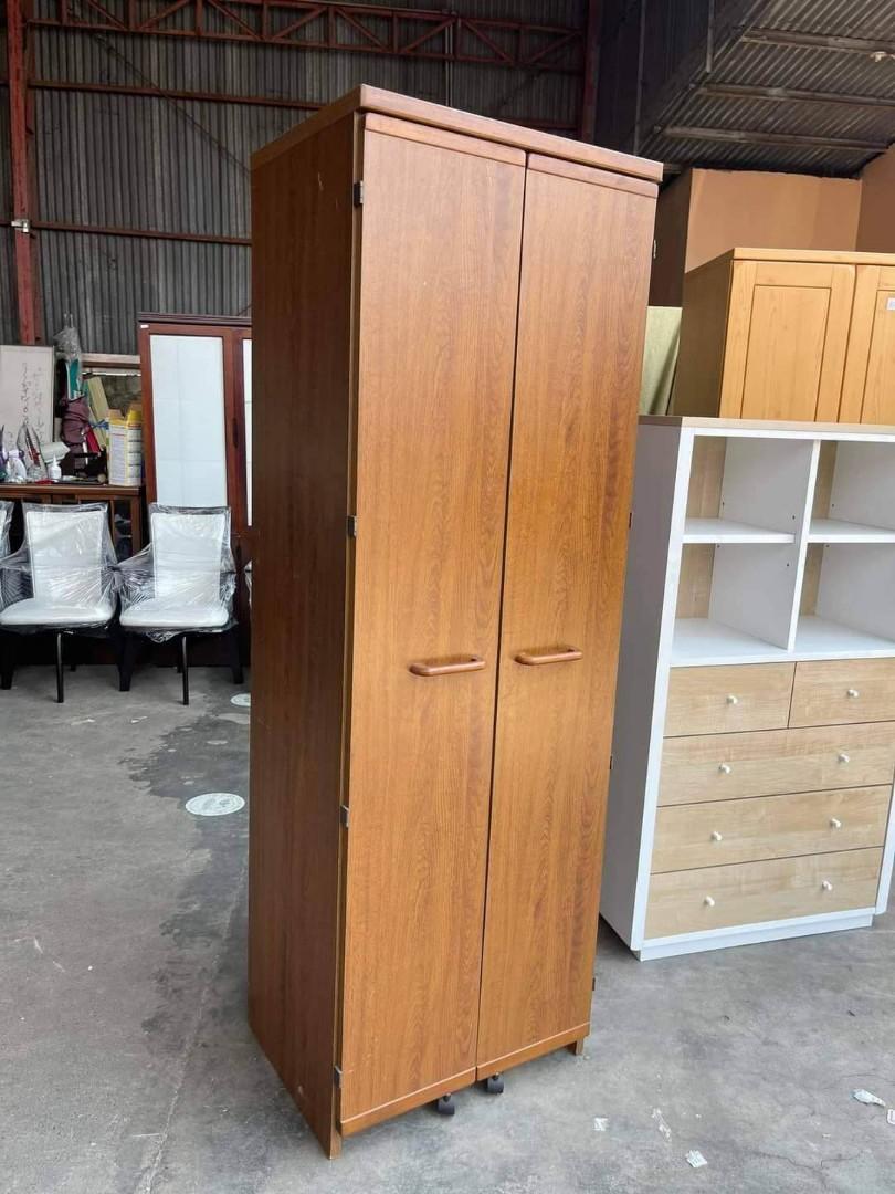 Pantry / Wardrobe Cabinet L23 W18 H71 2 doors Adjustable shelves In good condition (Category: Shelves, Cabinets & Racks) located in Manila. Submitted by Hezcki (Listing ID 1164594203, Image 2). Description: .