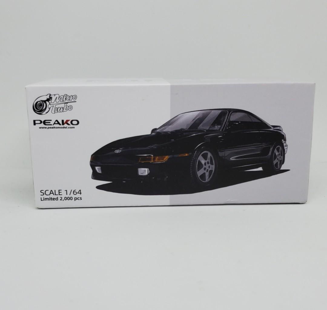 Peako 1 / 64 Toyota MR2 黑, 興趣及遊戲, 玩具 遊戲類on Carousell