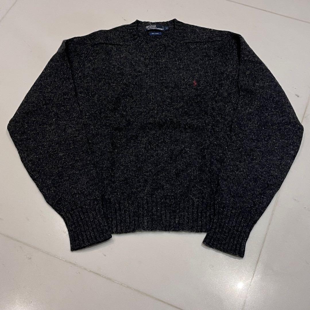 Polo Ralph Lauren 100 Wool Winter Sweater size M Men s Fashion