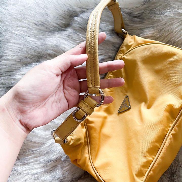Prada nylon hobo (Category: Luxury Bags & Wallets) located in Cavite. Submitted by spicyleo (Listing ID 1164568372, Image 2). Description: Authentic Rank AB Minimal signs of use Still in good condition .