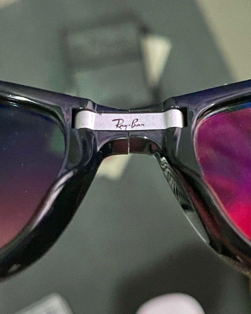 Ray Ban Wayfarer Folding Classic, Women's Fashion, Watches