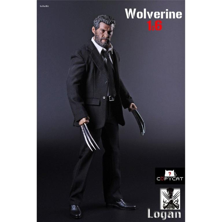 *ready stock* 1/6 Copycat Mr. Wolverine suit clothes accessories + Wolf ...