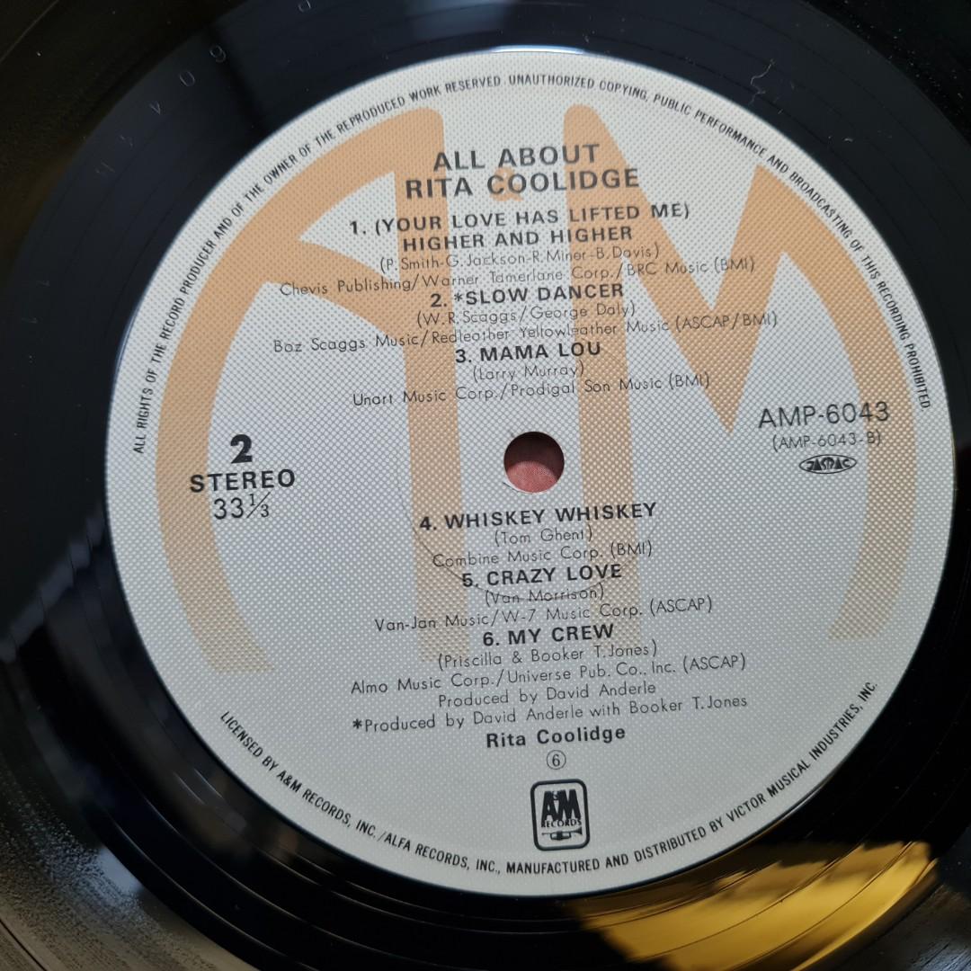 ðŸ’¥Rita Coolidge -ALL ABOUT RITA COOLIDGE, Hobbies & Toys ...