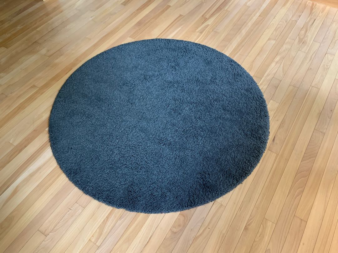 IKEA Adum round Rug (130 cm), Furniture & Home Living, Home Decor