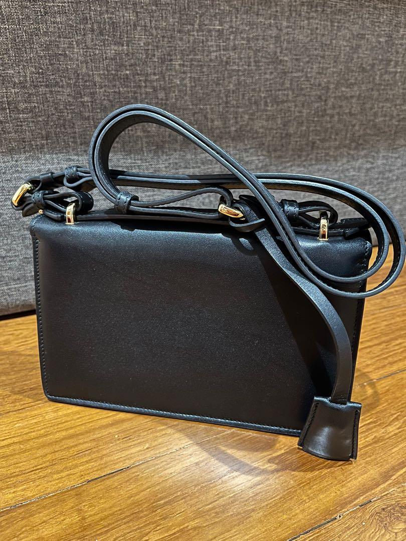 Salvatore Ferragamo Gancio Lock bag in Smooth Calfskin Leather