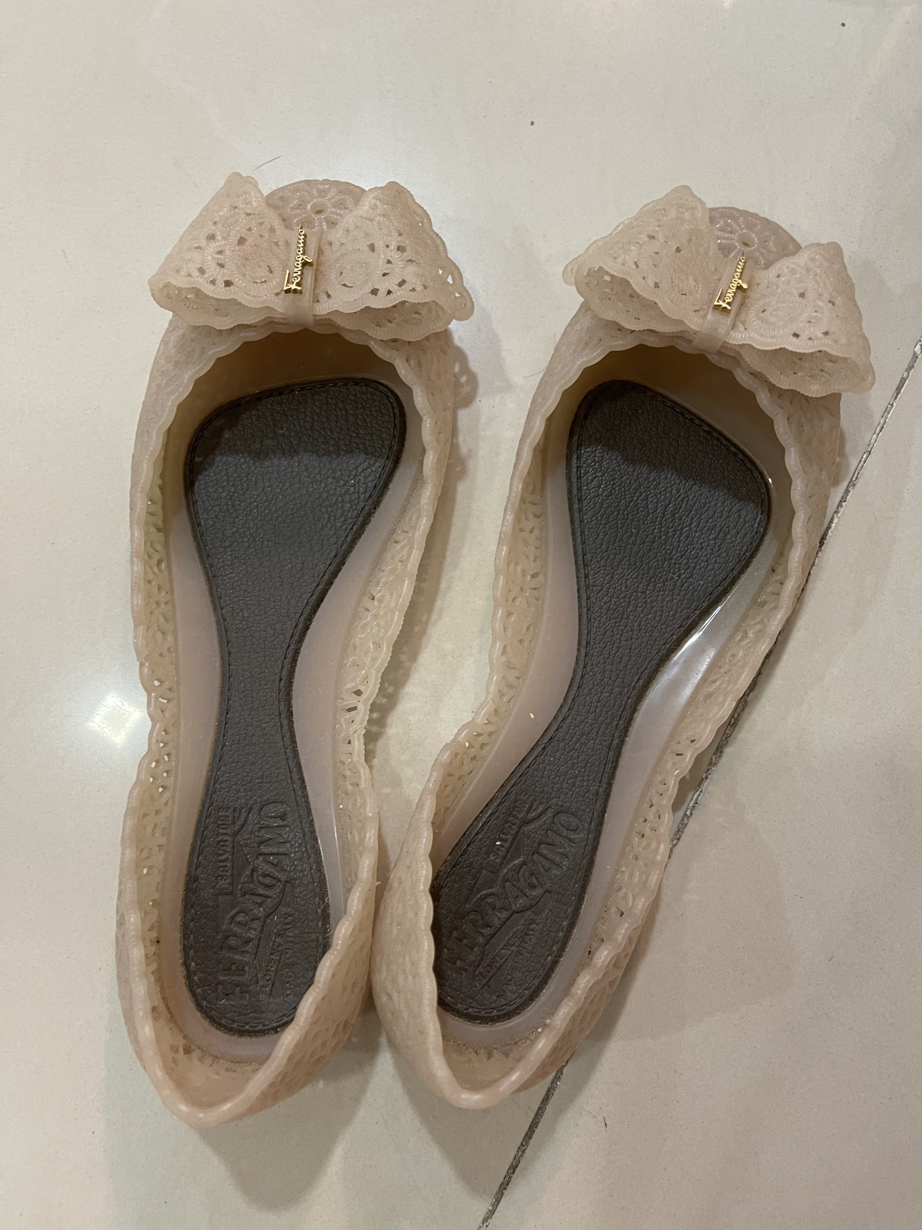 salvatore ferragamo jelly shoes