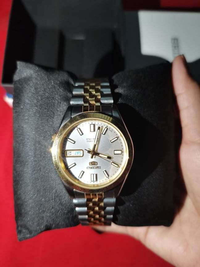 seiko 5 automatic 21 jewels 7s26c gold, Men's Fashion, Watches &  Accessories, Watches on Carousell