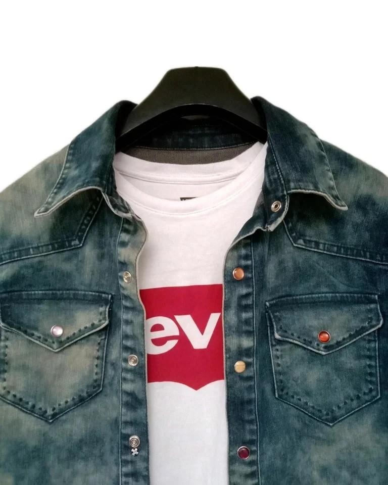 Shirt Denim COSTUME, Fesyen Pria 