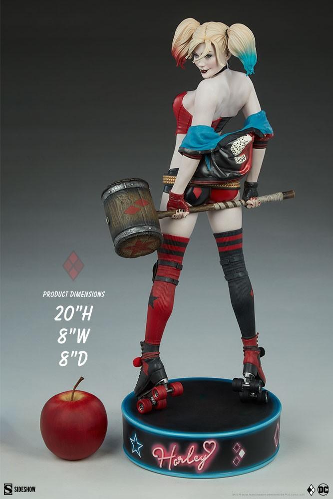 PRÉ VENDA: Estátua Arlequina (Harley Quinn: Hell on Wheels) DC