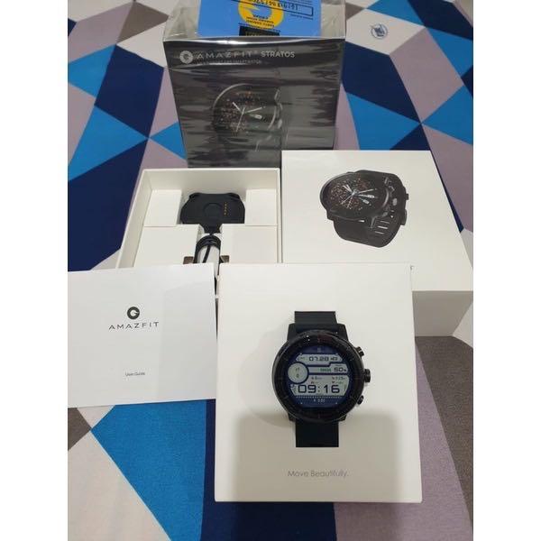 Smartwatch AMAZFIT STRATOS PACE 2 Jam Tangan Second
