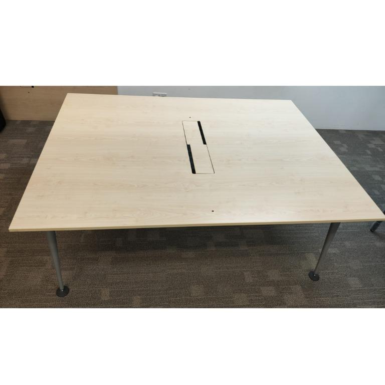 Solid Wood Office Meeting Table, Furniture & Home Living, Furniture