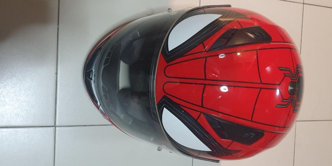 Spider-Man Helmet, Motorcycles, Motorcycle Apparel on Carousell