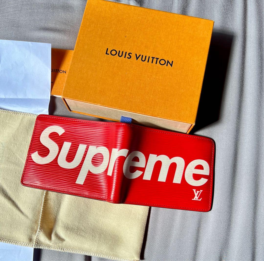 Supreme LV wallet, Men's Fashion, Watches & Accessories, Wallets & Card  Holders on Carousell
