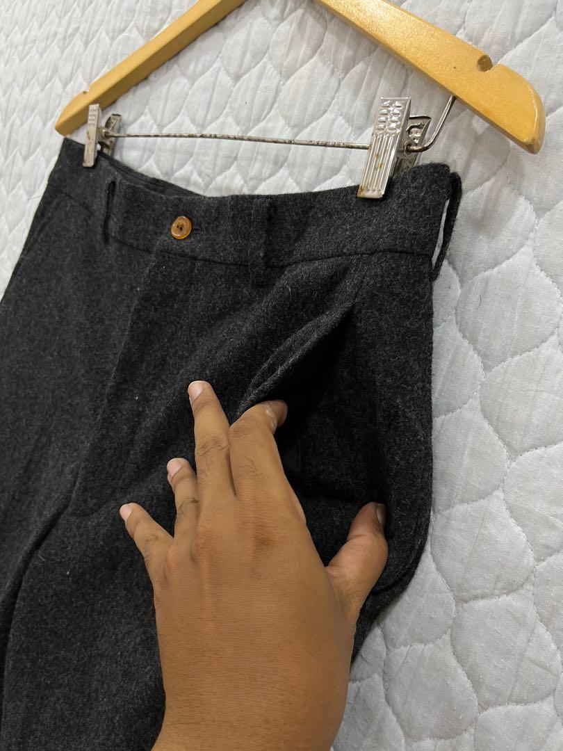 T. COMME DES GARCONS HOME PLUS WOOL PANTS Men s Fashion Bottoms Trousers on Carousell