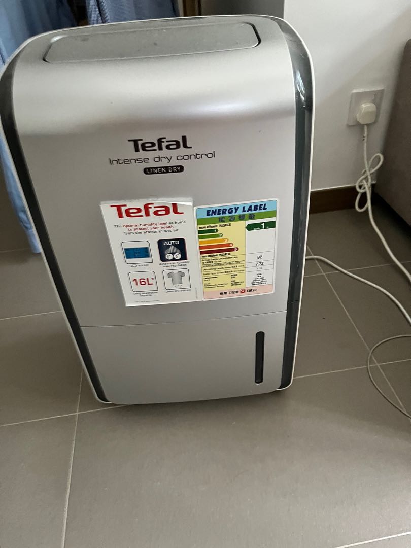 Tefal dehumidifier, 家庭電器, 空氣清新機及抽濕機 Carousell