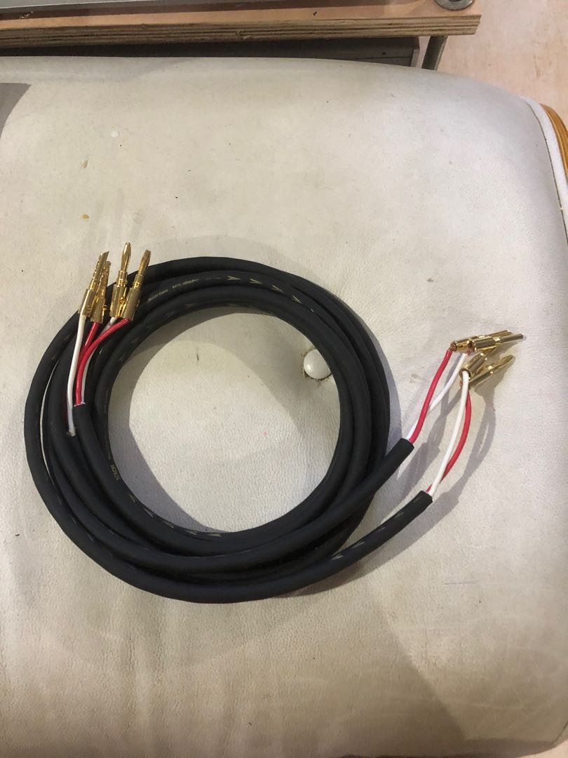 カズ TIGLON MS-12SP-R2 スピーカーケーブル2本 カズ TIGLON MS-12SP