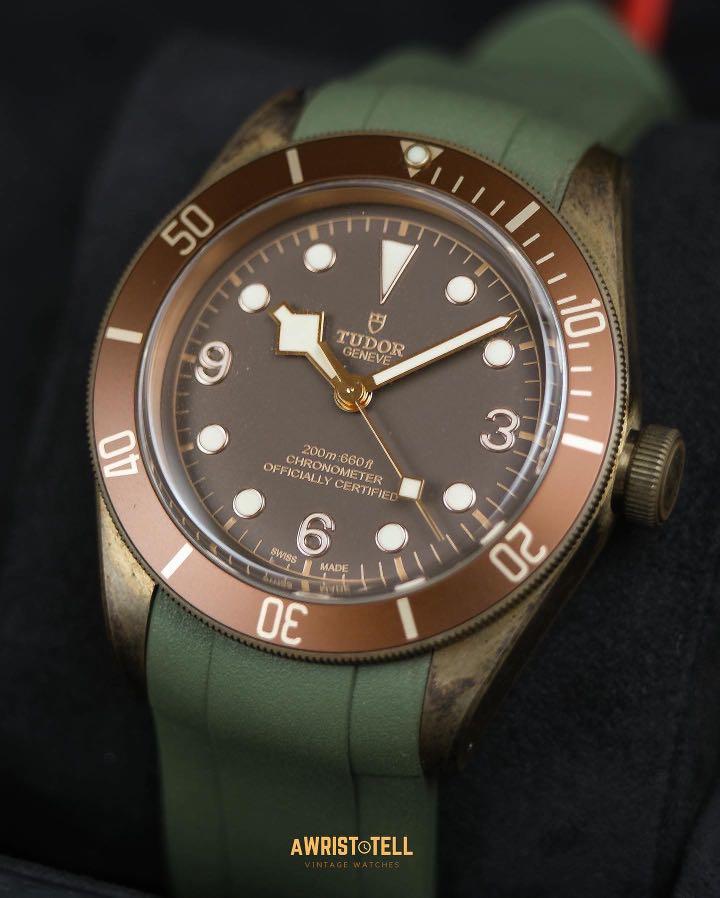 Tudor Heritage Black Bay Bronze, Luxury, Watches on Carousell