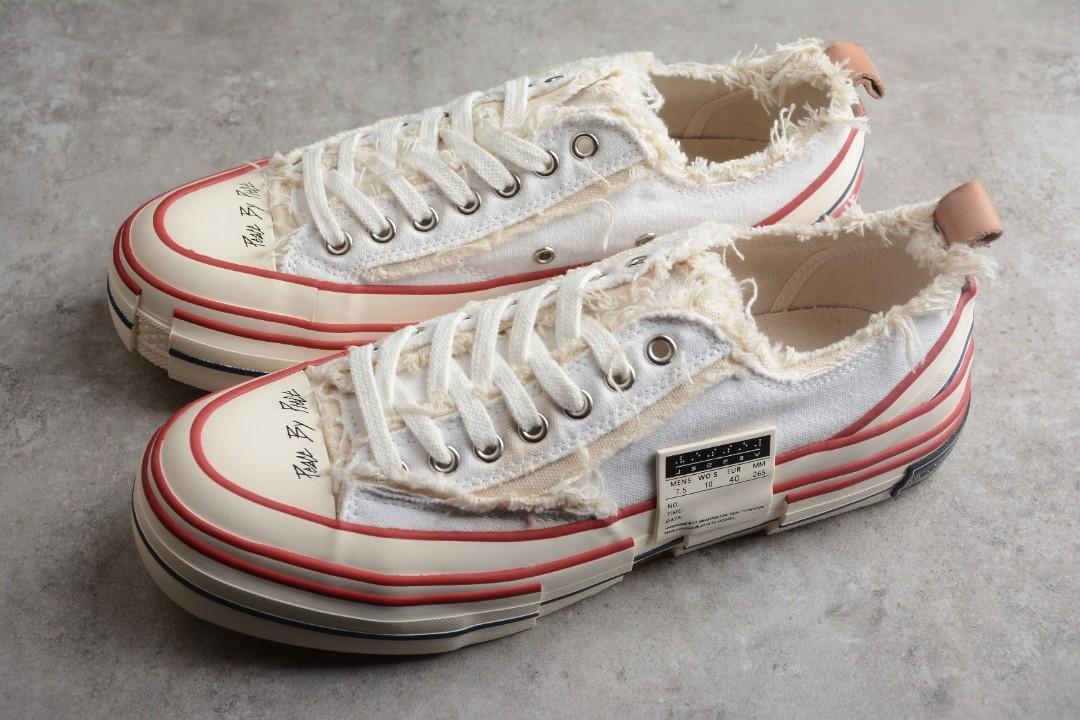 White shoes with deals red line