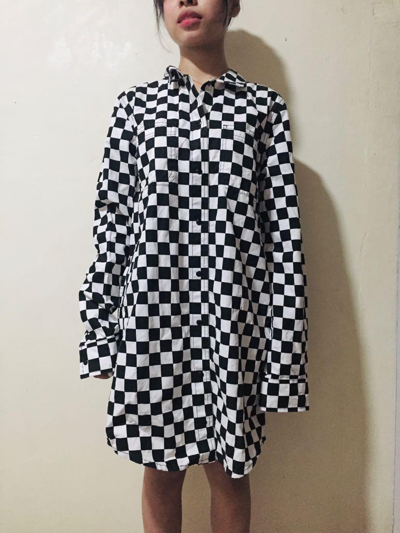 Vans checkered dress hotsell