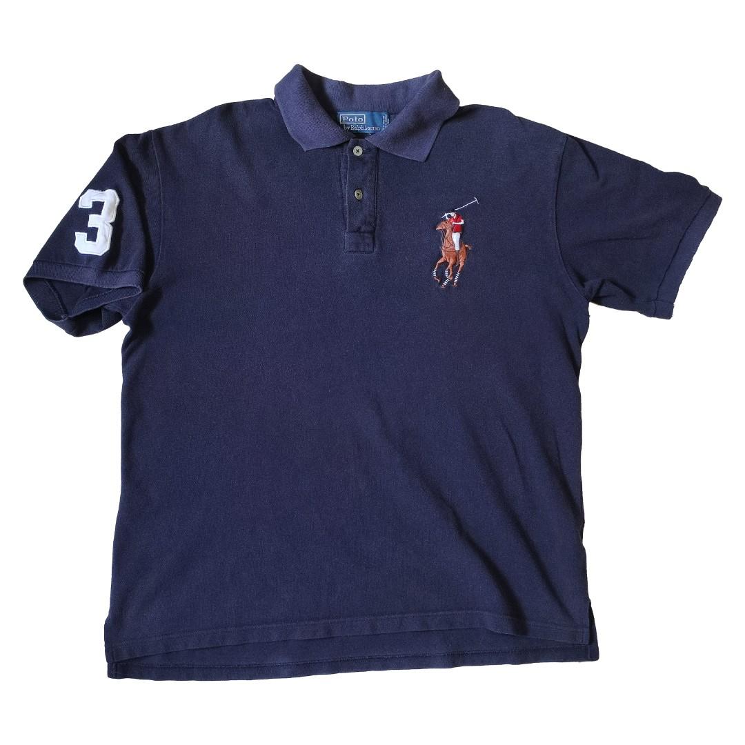 Polo shirts big outlet logo