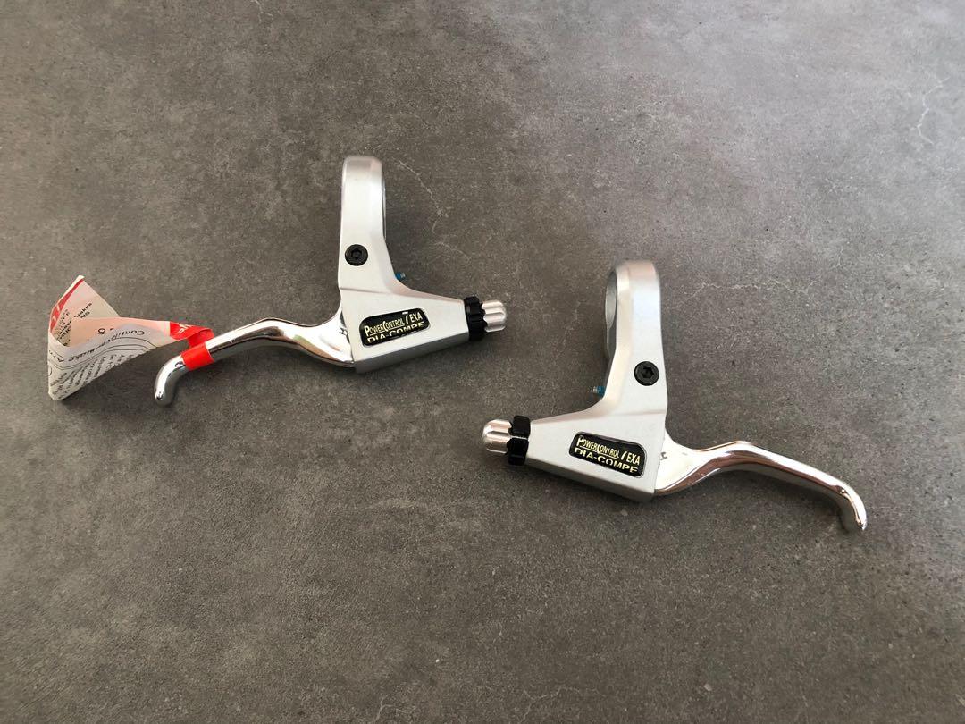 Vintage Retro Dia Compe Brake Levers Mtb Mountain Bike Gravel Foldie Steel Bicycle