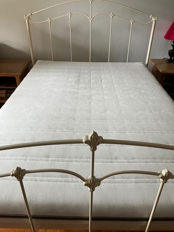 Vintage Style Queen Size Bed Frame, Furniture & Home Living, Furniture