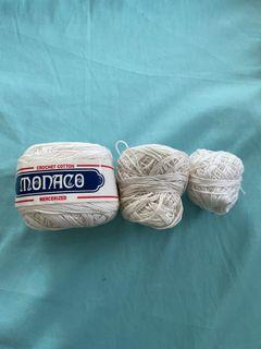 White Crochet Yarn