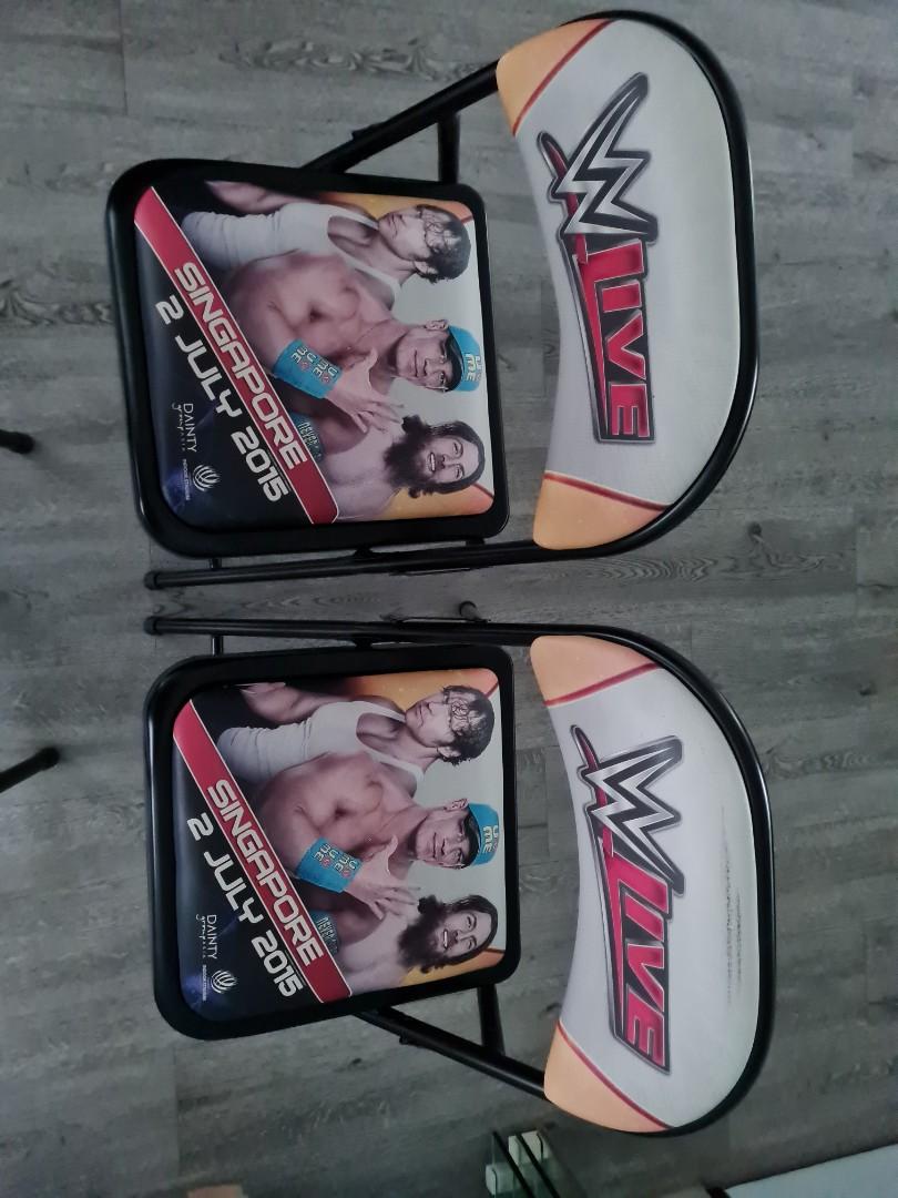 WWE foldable chair., Everything Else on Carousell
