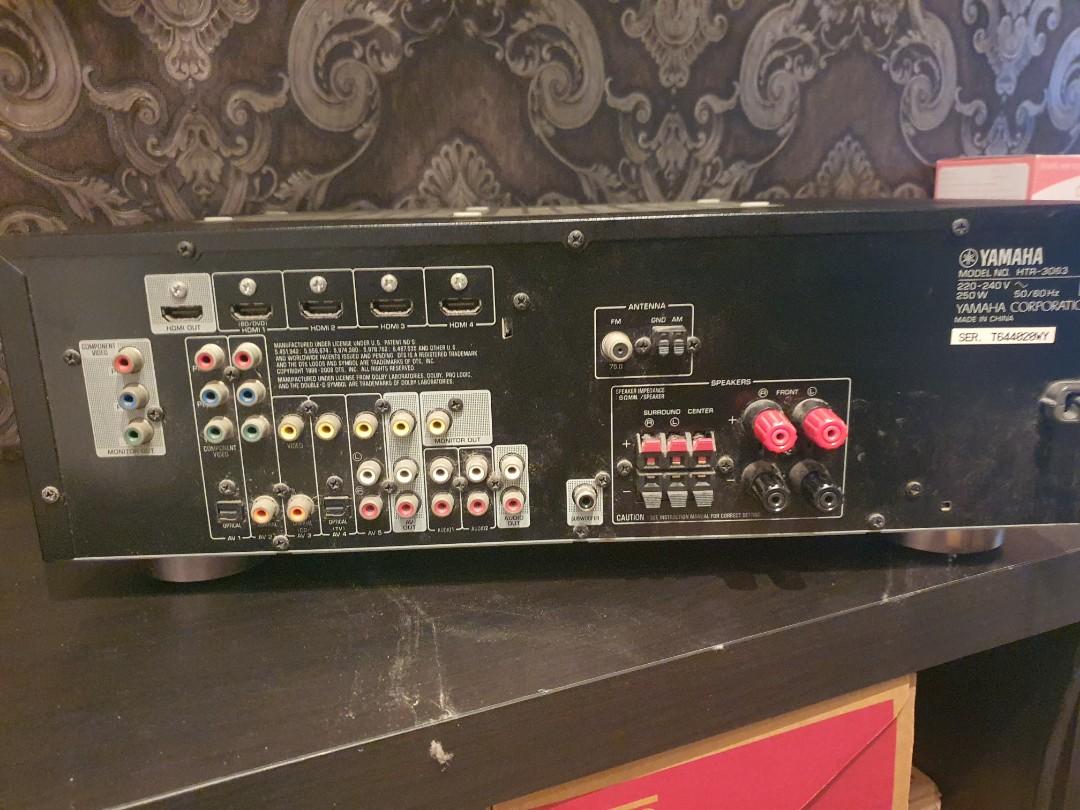 Yamaha htr3063, Audio, Soundbars, Speakers & Amplifiers on Carousell