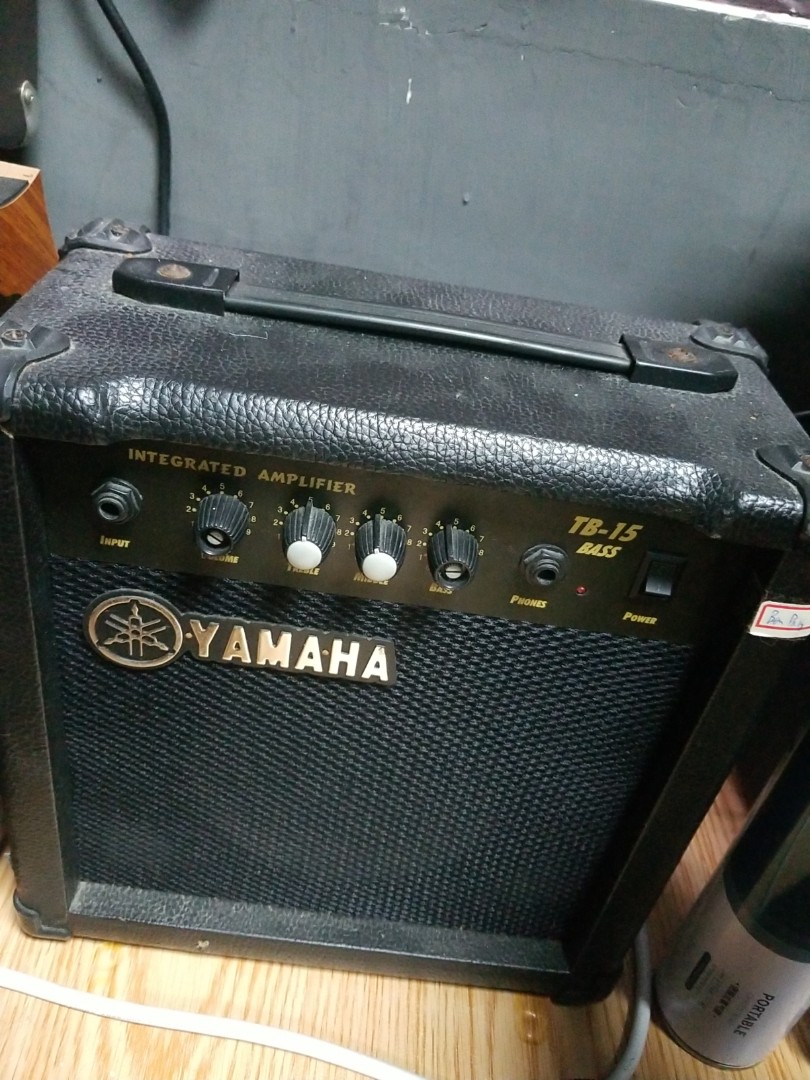 Yamaha TB15 Bass amplifier bass amp integrated amplifier 15 watt, 興趣及