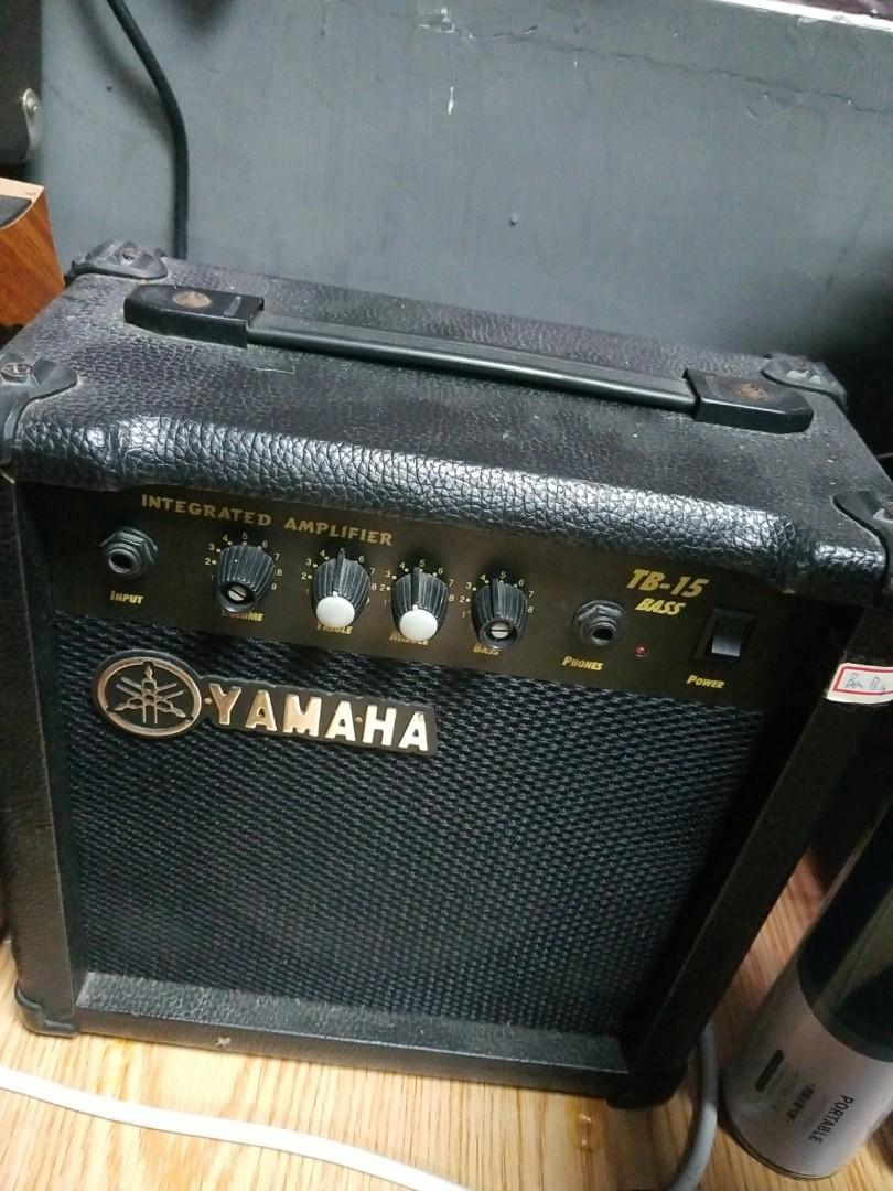 Yamaha TB15 Bass amplifier bass amp integrated amplifier 15 watt, 興趣及