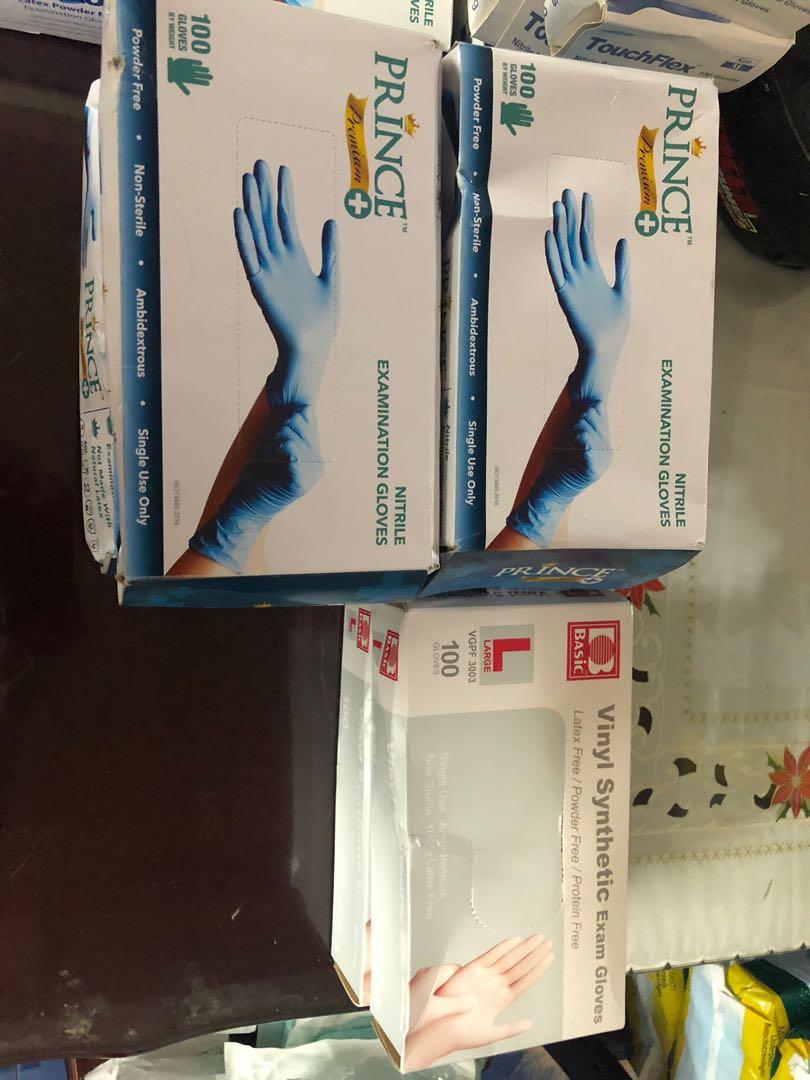 14BOXES EXAMINATION GLOVES, Health & Nutrition, Medical Supplies