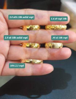 18K Saudi Gold wedding ring