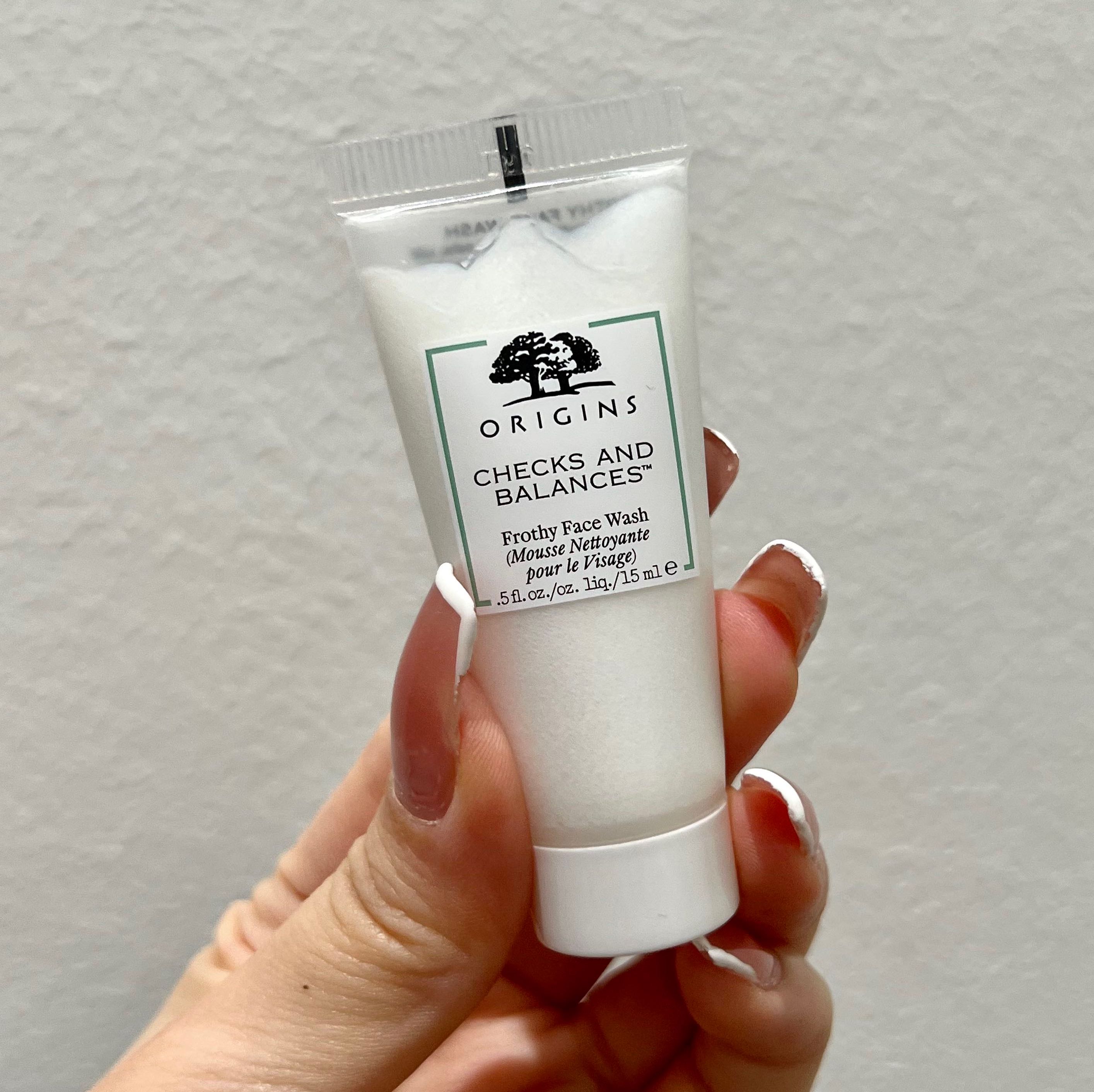 Authentic Origins Checks Balances Frothy Face Wash 15ml Beauty