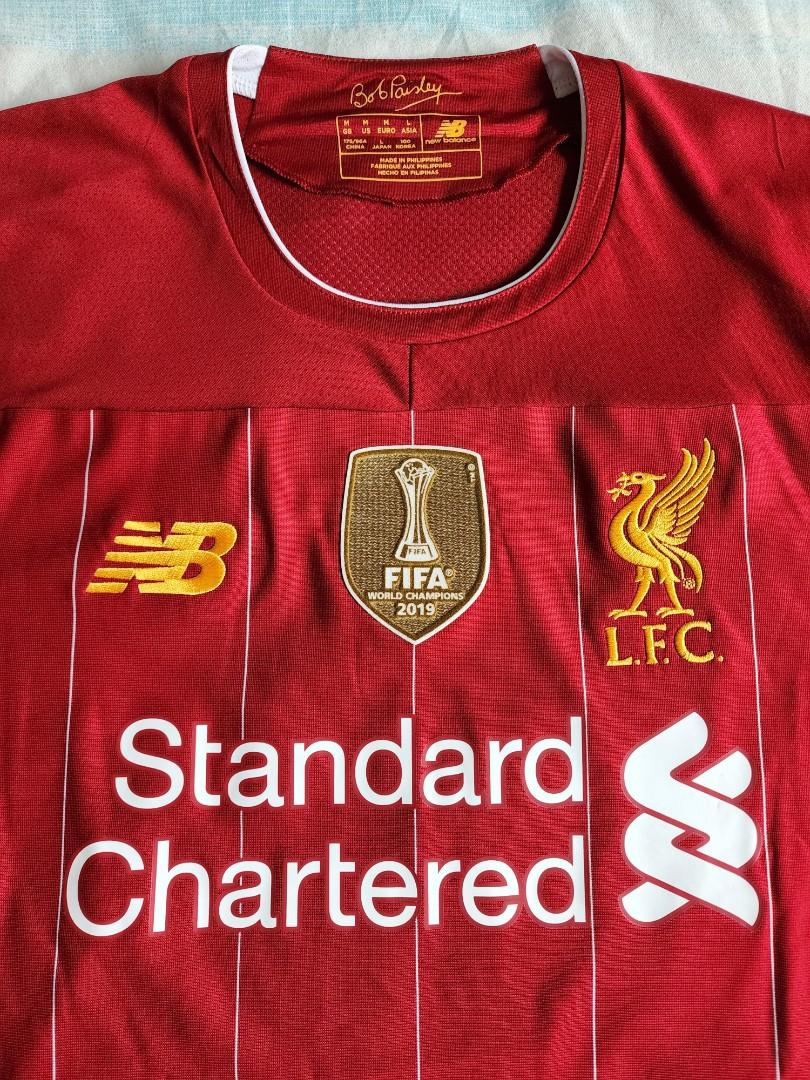 Liverpool jersey with world cup patch best sale