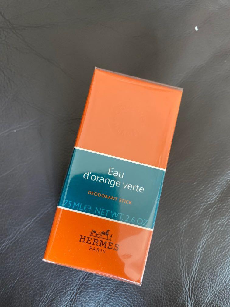 全新 Hermes Eau d’orange verte deodorant stick, 美容＆化妝品, 健康及美容 香水＆香體噴霧