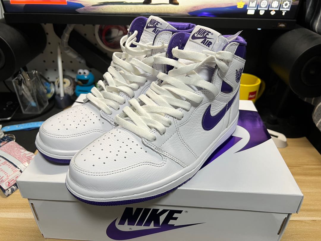 Air jordan 1 metallic purple on sale