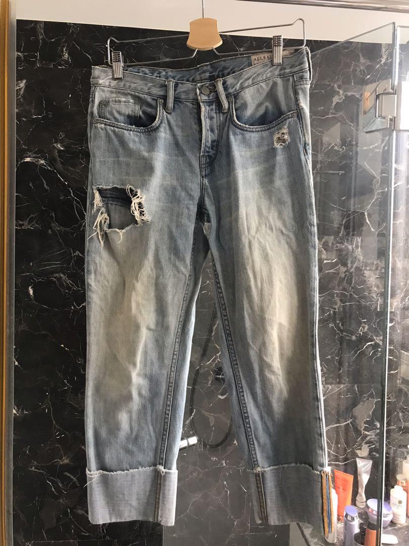 All Saints loose boyfriend jeans, Women 