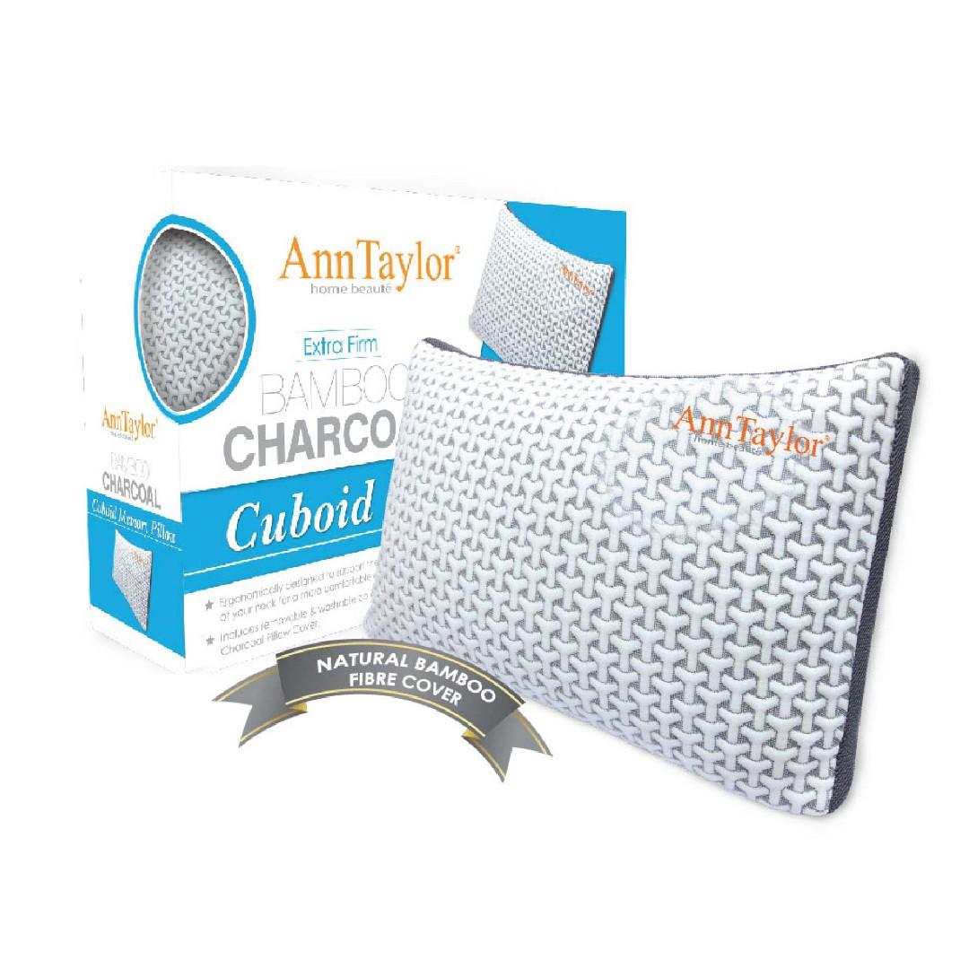 ANN TAYLOR Bamboo Charcoal Cuboid Memory Pillow