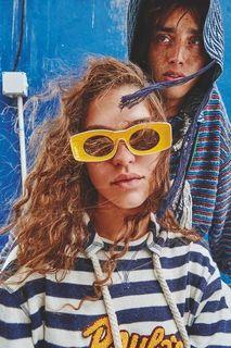 6.6 SALE 50% OFF DISC DISCOUNT ASAP Rocky Oval Oculos Vogue Sunglasses Yellow Blue Pink Oversized Big Frame Besar Kacamata Unisex