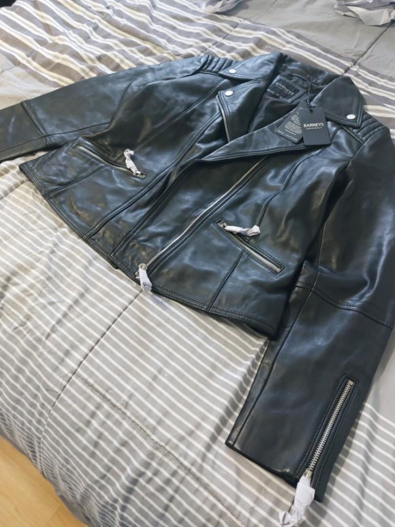 Barneys New York Faux Leather Motorcycle Coats & Jackets | Mercari