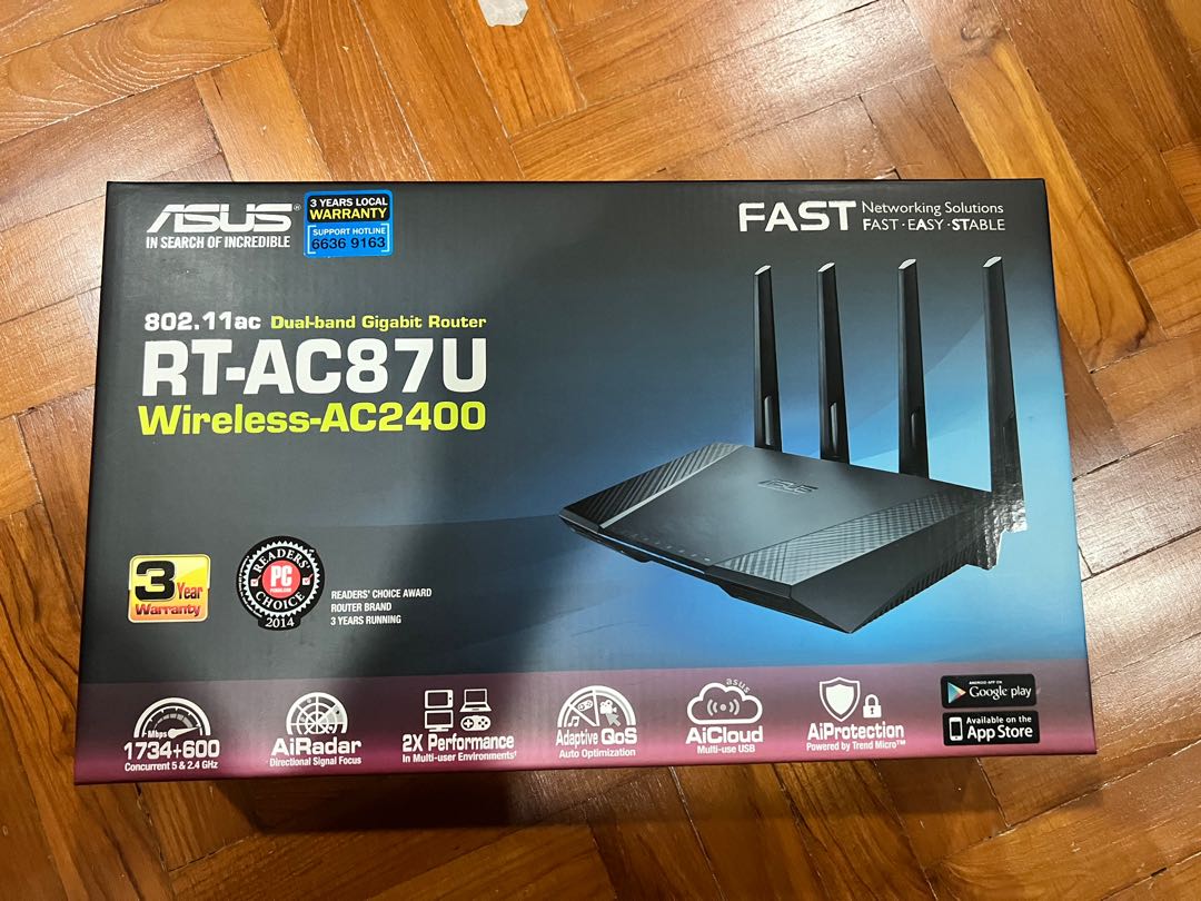 Asus RT-AC87U, Computers & Tech, Parts & Accessories, Networking on ...