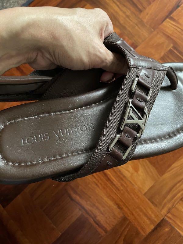 Louis Vuitton Men Sandals Brown Leather ref.307771 - Joli Closet