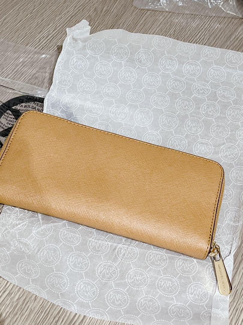 Michael kors top wallet peanut