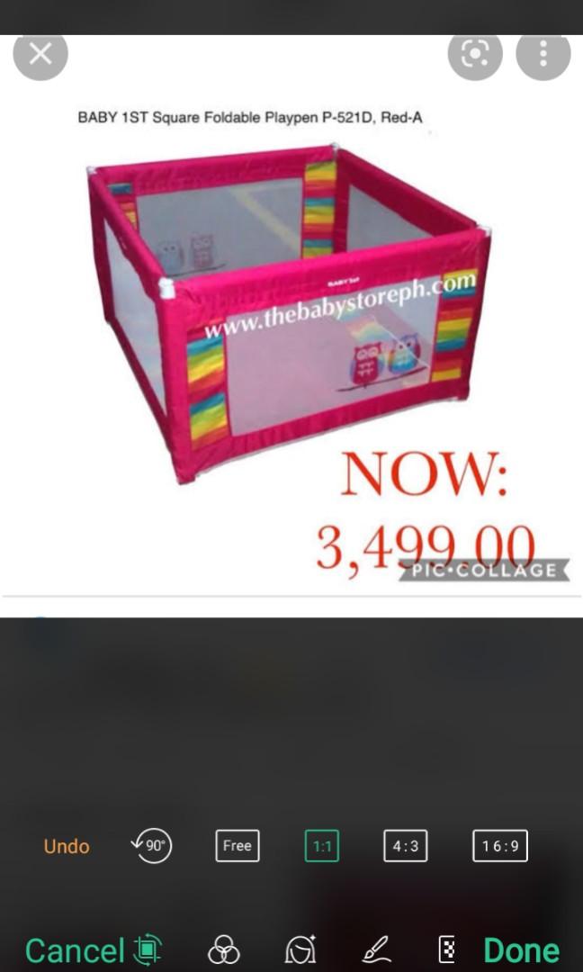 babyfirst playpen second hand, Babies & Kids, Baby Nursery & Kids Furniture, Cots & Cribs on